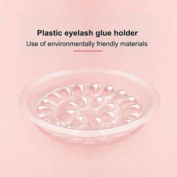Kukiwhy Eyelash Glue Holder 100 Pcs Efficient and Clean