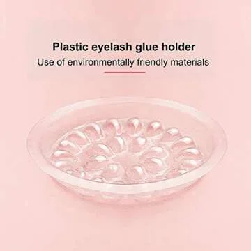 Kukiwhy Eyelash Glue Holder 100 Pcs Efficient and Clean