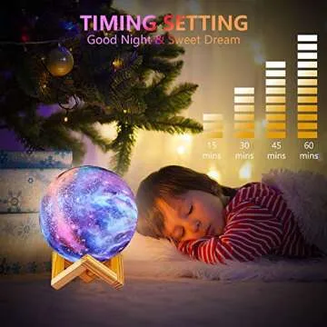 Enchanting Moon Lamp for Kids - 16 Colors & Remote Control