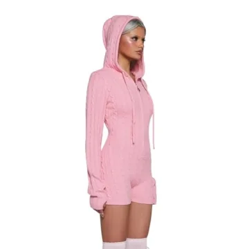 VOIKERDR Women’s Long Sleeve Bodycon Jumpsuit for Summer Style