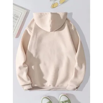 GORGLITTER Women's Soft Graphic Letter Hoodie for All Seasons