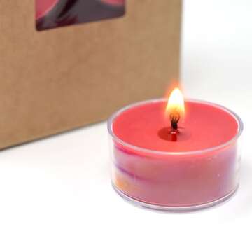 Cinnamon Bear Scented - 12 Pack - Scented Tealight Candles - Soy Beeswax Blend - Handmade in The USA...