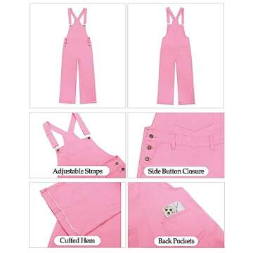 Vetinee Women Denim Jumpsuit - Stylish Wide Leg Overalls