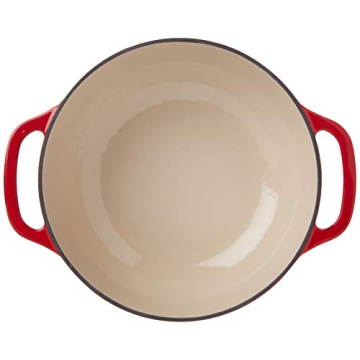 Lodge Enameled Cast Iron Dutch Oven - 6 Quart - Red