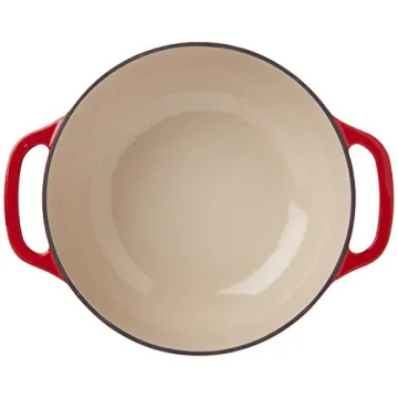 Lodge Enameled Cast Iron Dutch Oven - 6 Quart - Red