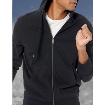 Amazon Essentials Lightweight Full-Zip Hoodie for Men
