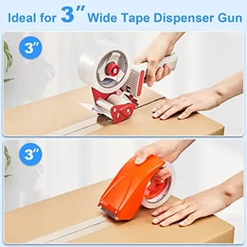 Durable JARLINK Clear Packing Tape, Perfect for Shipping