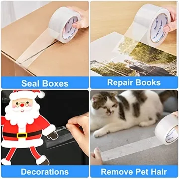 Durable JARLINK Clear Packing Tape, Perfect for Shipping