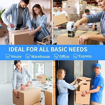 Durable JARLINK Clear Packing Tape, Perfect for Shipping