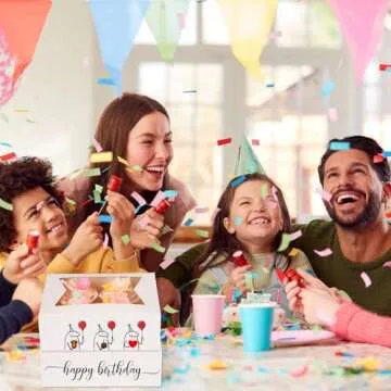 Moretoes 36pcs Cookie Boxes, 8x6x2.5 Cookie Boxes with Window, Strawberry Boxes Bakery Boxes Easter Treat Boxes for Chocolate Covered Strawberries, Pastries, Desserts