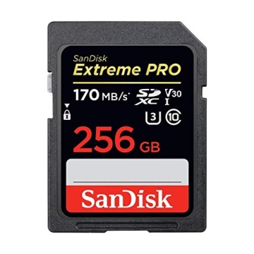 SanDisk 256GB Extreme PRO SDXC UHS-I Card - High-Speed 4K UHD & Durability
