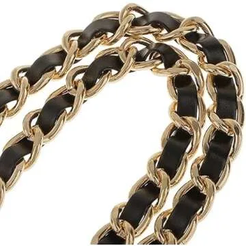 123Arts Chain Strap Iron Replacement Strap Handbag Shoulder Strap Bag Accessories,48 Inches