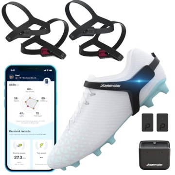 CITYPLAY Bundle Kit - Smart Soccer Tracker for Cleats by Playermaker, Track 25+ Metrics