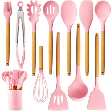 Caliamary 11 Pcs Silicone Kitchen Utensil Set