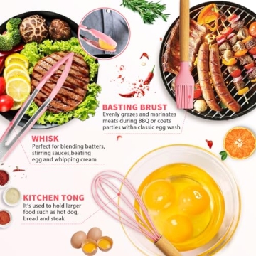 Caliamary 11 Pcs Silicone Kitchen Utensil Set