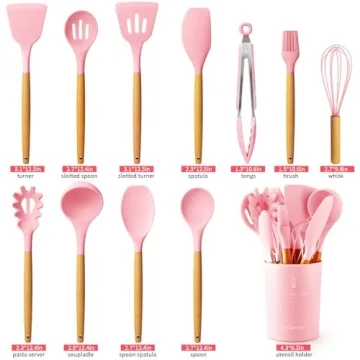 Caliamary 11 Pcs Silicone Kitchen Utensil Set
