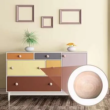 Elegant Wood Ball Knobs for DIY and Home Decor