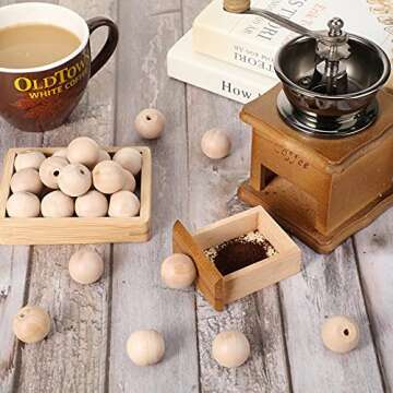 Elegant Wood Ball Knobs for DIY and Home Decor