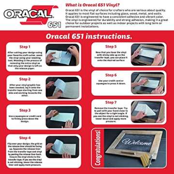 (10 Sheets) Oracal 651 Pastel Orange Adhesive Craft Vinyl for Cricut, Silhouette, Cameo, Craft Cutters, Printers, and Decals - 12" x 12" - Gloss Finish - Outdoor and Permanent