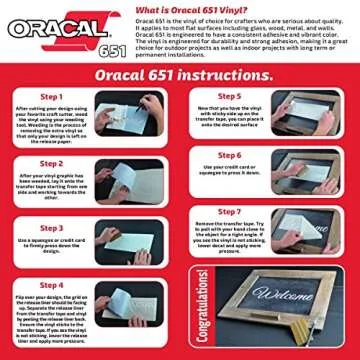 (10 Sheets) Oracal 651 Pastel Orange Adhesive Craft Vinyl for Cricut, Silhouette, Cameo, Craft Cutters, Printers, and Decals - 12" x 12" - Gloss Finish - Outdoor and Permanent