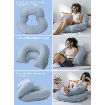INSEN Reading Pillow - Multi-Functional Comfort for All Ages
