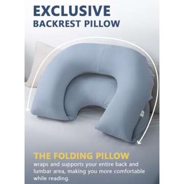 INSEN Reading Pillow for Nursing and Relaxation