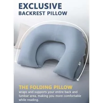 INSEN Reading Pillow for Nursing and Relaxation