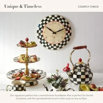 MacKenzie-Childs Wall Clock for Kitchen & Living Room Style