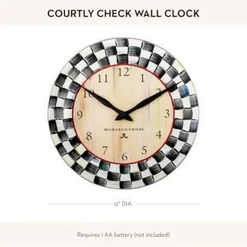 MacKenzie-Childs Wall Clock for Kitchen & Living Room Style