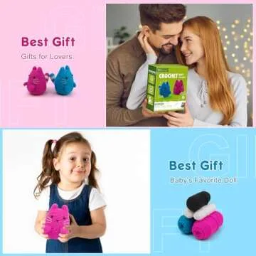 Faircosy Crochet Kit for Beginners - Amigurumi Animals