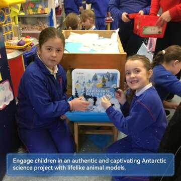 Yichushisu Arctic Animal Toys for Kids | Winter Sensory Bin Set | 27-Piece Adventure