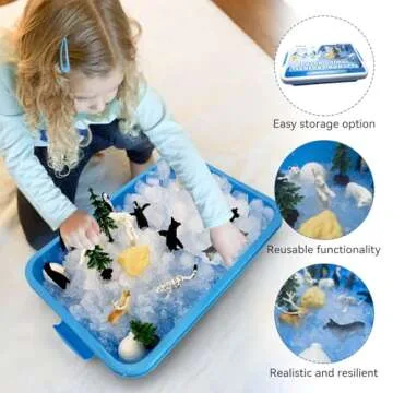 Yichushisu Arctic Animal Toys Set for Kids | 27 Pieces