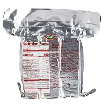 Grizzly Gear Emergency Food Rations- 3600 Calorie Blueberry Bar - 3 Day, 72 Hour Supply For Disaster...