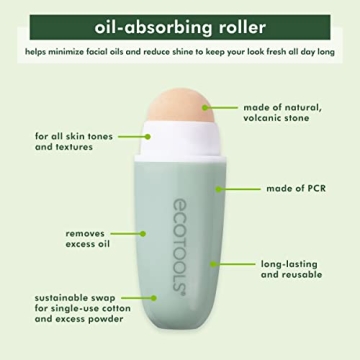 EcoTools Oil Absorbing Volcanic Ash Face Roller for Oily Skin