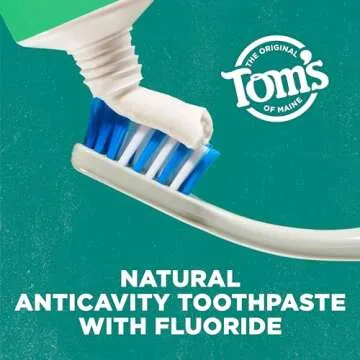 Tom's of Maine Wicked Fresh! Natural Anticavity Toothpaste, with Fluoride, Spearmint, 3 Pack, 4.0oz