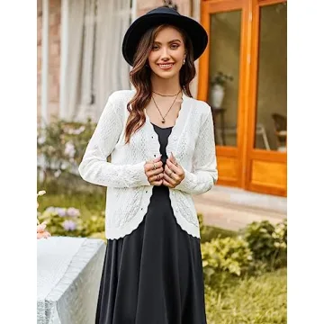 Lightweight Cropped Cardigan for Women - Kancy Kole