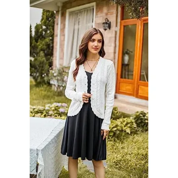 Lightweight Cropped Cardigan for Women - Kancy Kole