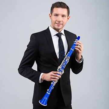 EASTROCK Bb Flat Clarinet for Students Beginners with Accessories