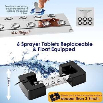 Hanchen Ultrasonic Mist Maker for Halloween Decoration