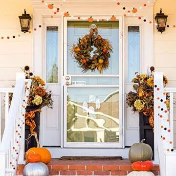 Tatuo Fall Pumpkin Garland - Colorful Home Decor