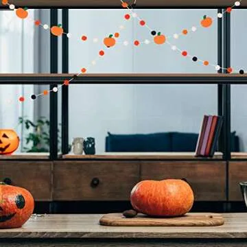 Tatuo Fall Pumpkin Garland - Colorful Home Decor