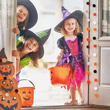 Tatuo Fall Pumpkin Garland - Colorful Home Decor