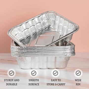 Plasticpro 10x10x3 Disposable Baking Pans - Versatile & Eco-Friendly