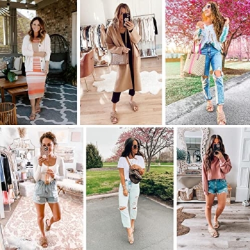 Stylish LAICIGO Women's Braided Flat Sandals for Summer