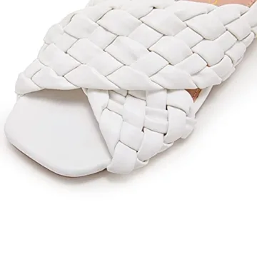 Stylish LAICIGO Women's Braided Flat Sandals for Summer