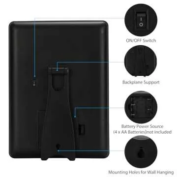 Schliersee Lighted Makeup Mirror with 16 LED Lights, Touch Dimming Screen LED Lighted Vanity Travel Portable Mirror, Black Cosmetic Tabletop Wall Mirror Gifts for Wife, Women, Girl