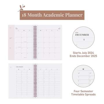 Riley's 2024-2025 Academic Planner - Organized & Stylish