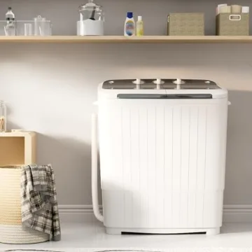 Pataku Portable Washing Machine, 17.6 Lbs Compact Mini Washer and Dryer Combo,Twin Tub Laundry Washe...