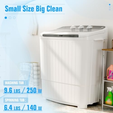 Pataku Portable Washing Machine Compact Twin Tub Combo