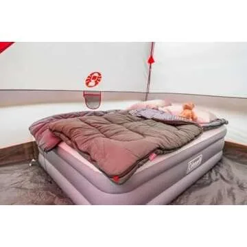 Coleman GuestRest Double-High Queen Air Mattress with Integrated Carry Bag